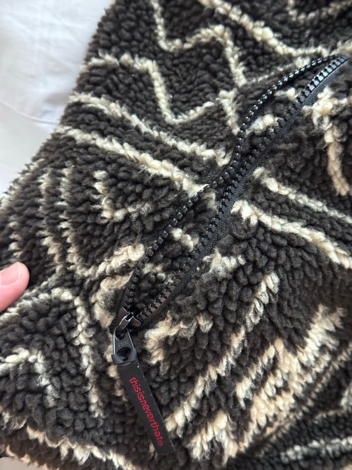 디네댓x그라미치 후리스 베스트 XL 상품이미지4