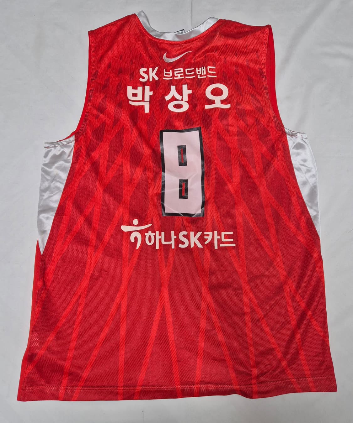 SK 나이츠 홈 박상오 실착 유니폼 팝니다  상품이미지2