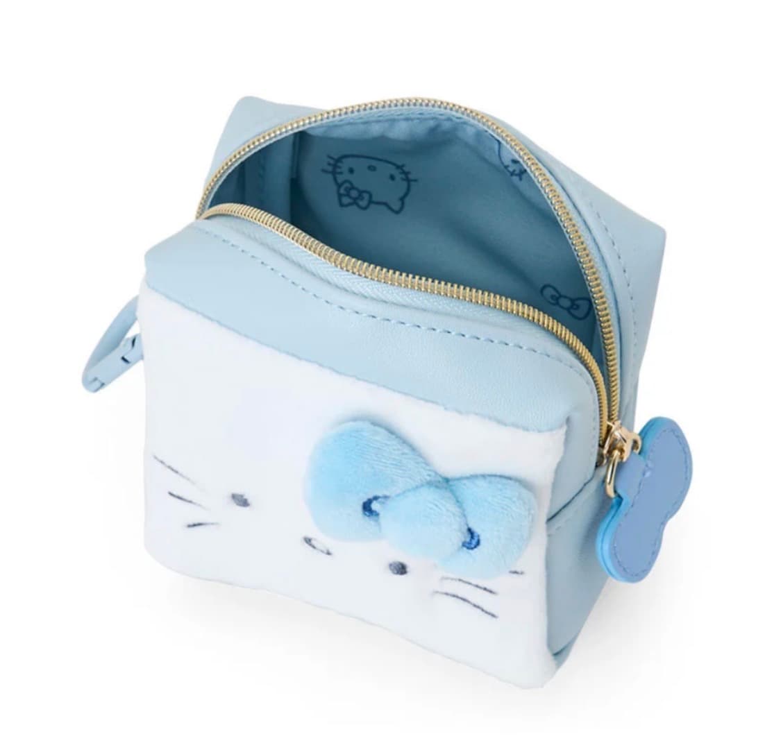 헬로키티 하늘색 시각 파우치 홀더 상품이미지1