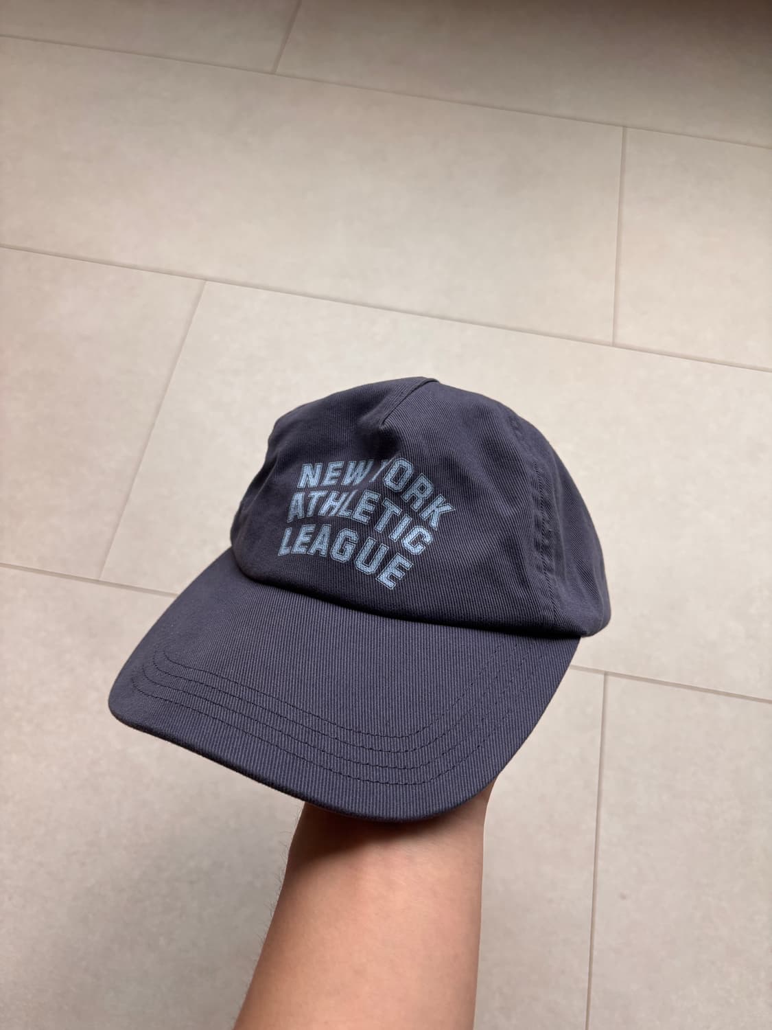 ZARA Faded Navy NY Athletic Cap 상품이미지1