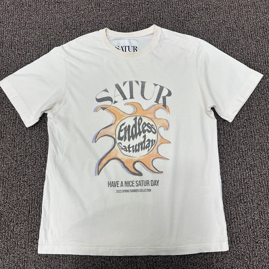 SATUR 세터 반팔티셔츠 100(L) 상품이미지2