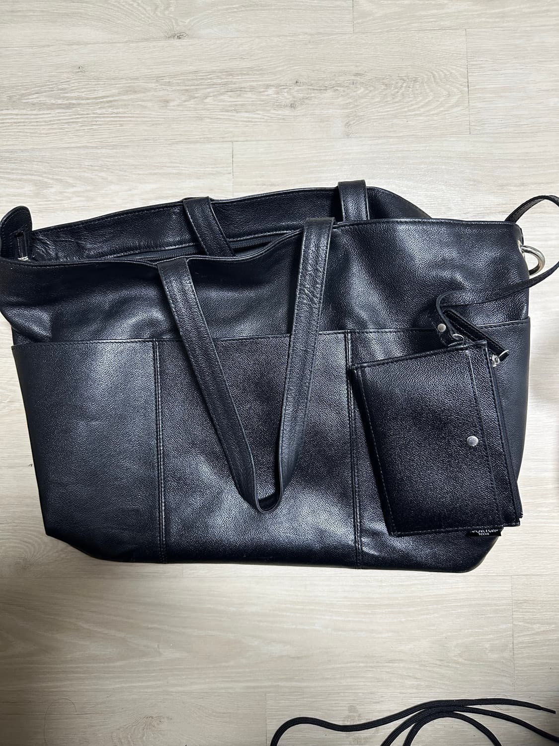 PORTER 요시다 포터 레더 토트백 블랙 상품이미지1