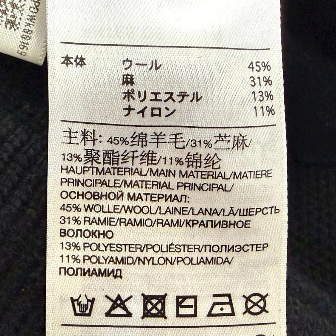 Y-3 클래식 백 로고 풀 집업 후드 블랙 상품이미지3