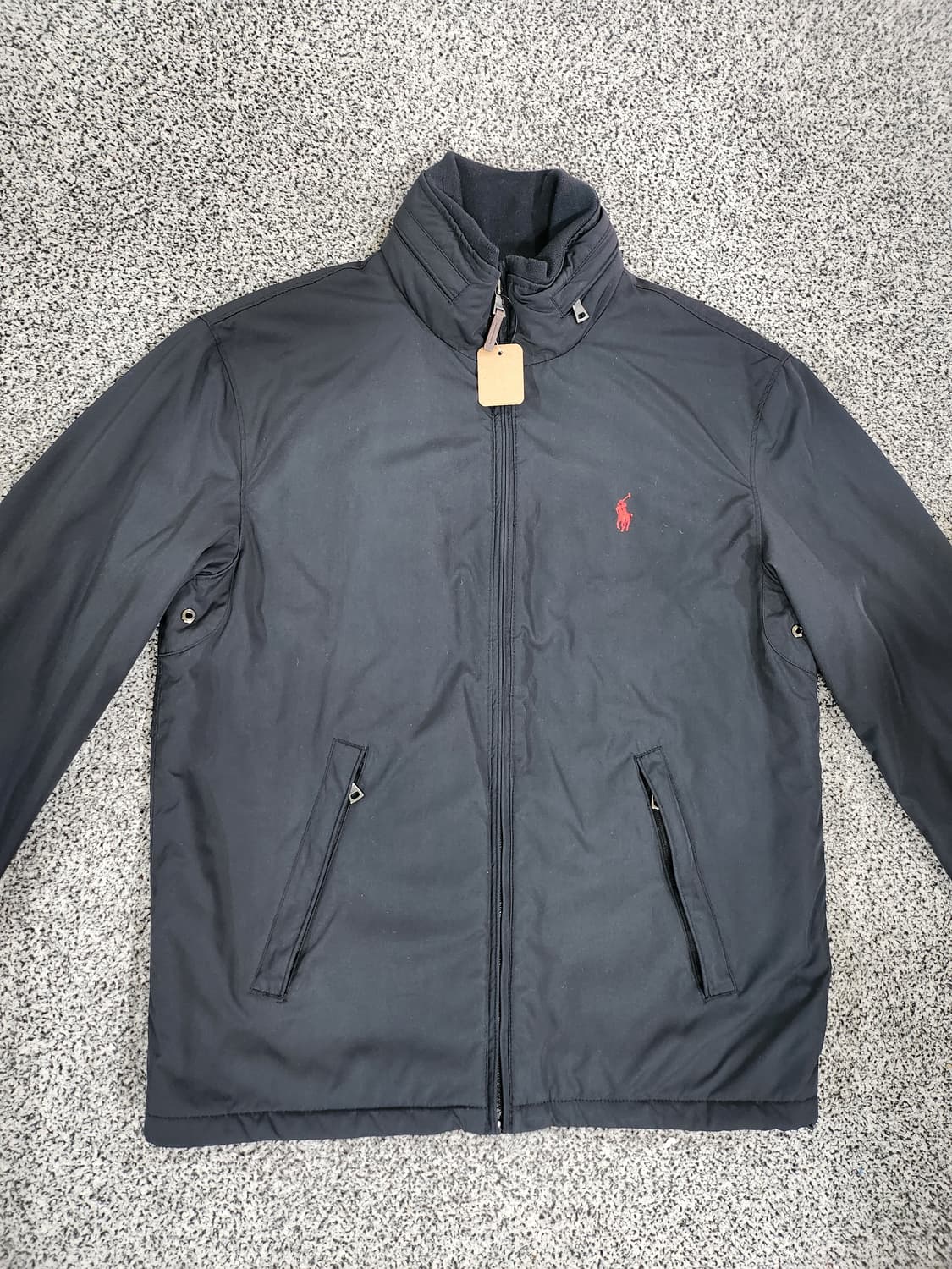 //폴로 랄프로렌 블랙 레드포니 집업 재킷 M 상품이미지1