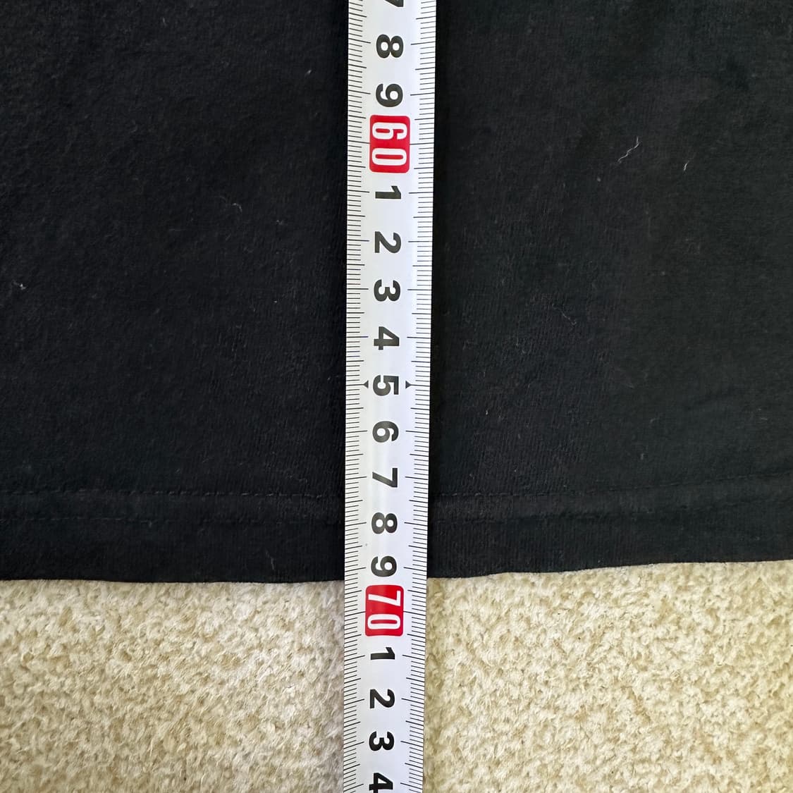 L 프린팅 블랙 반팔 티셔츠 0324D 상품이미지6