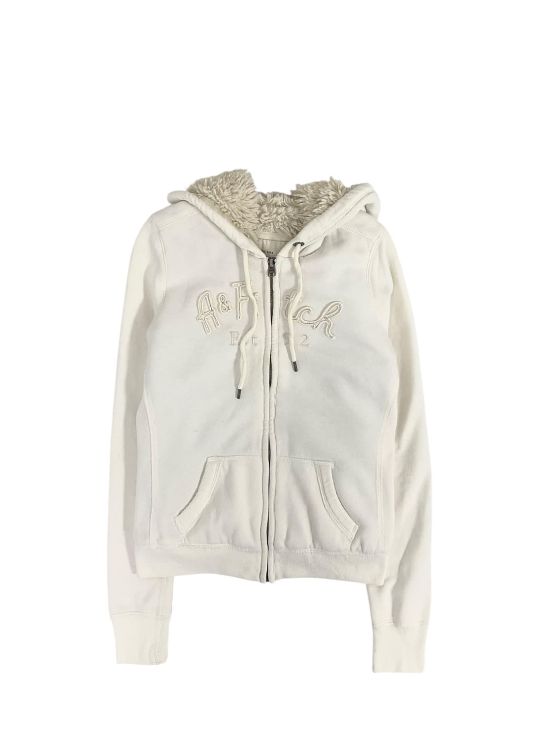 아베크롬비 울프죠 화이트 후드집업 (s) 상품이미지1