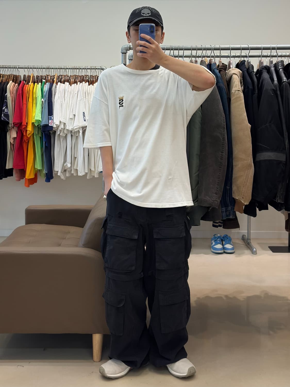 스투시 크라운 S 로고 티셔츠 상품이미지4