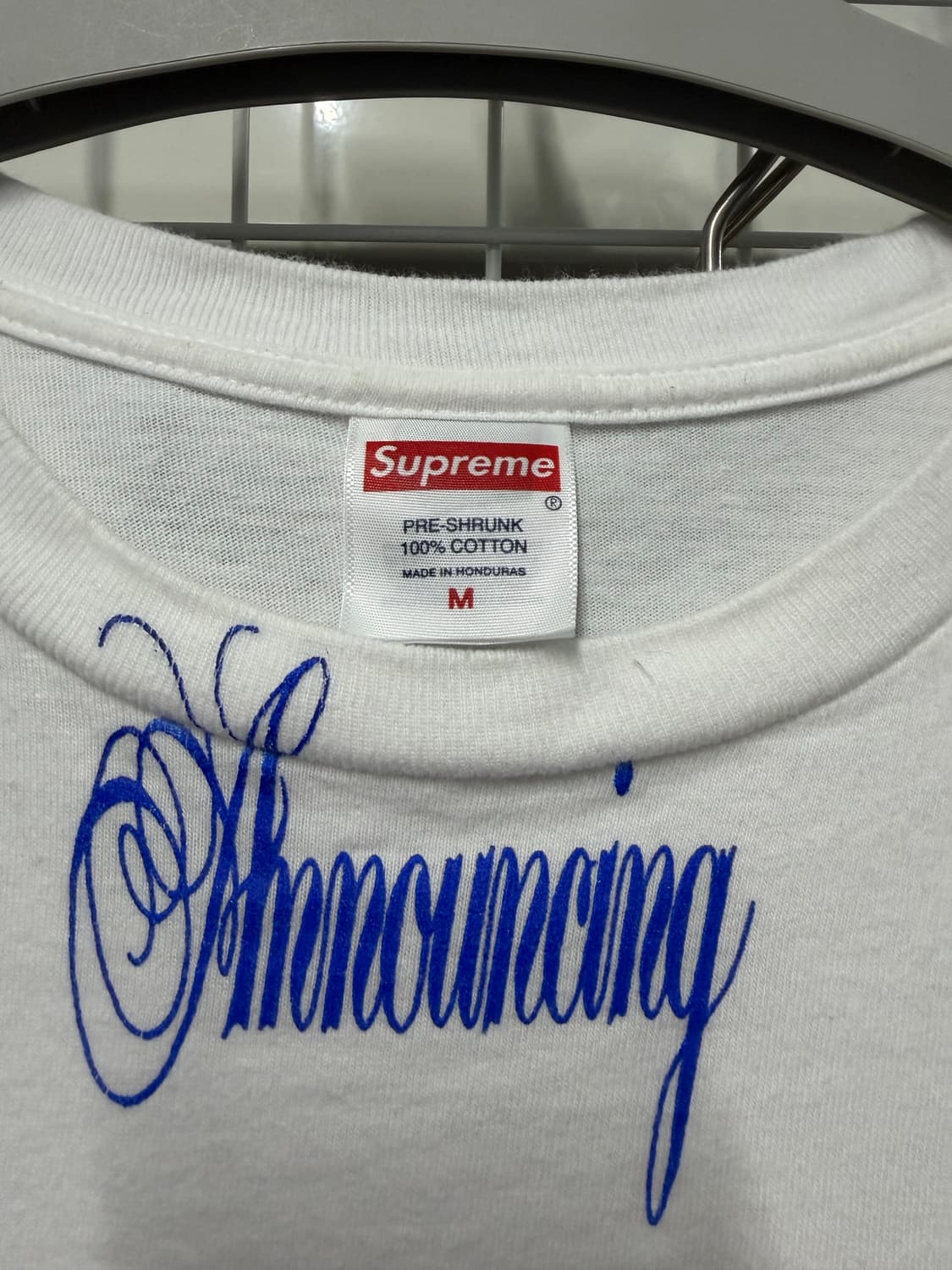 슈프림 어나운싱 티셔츠 M 상품이미지3