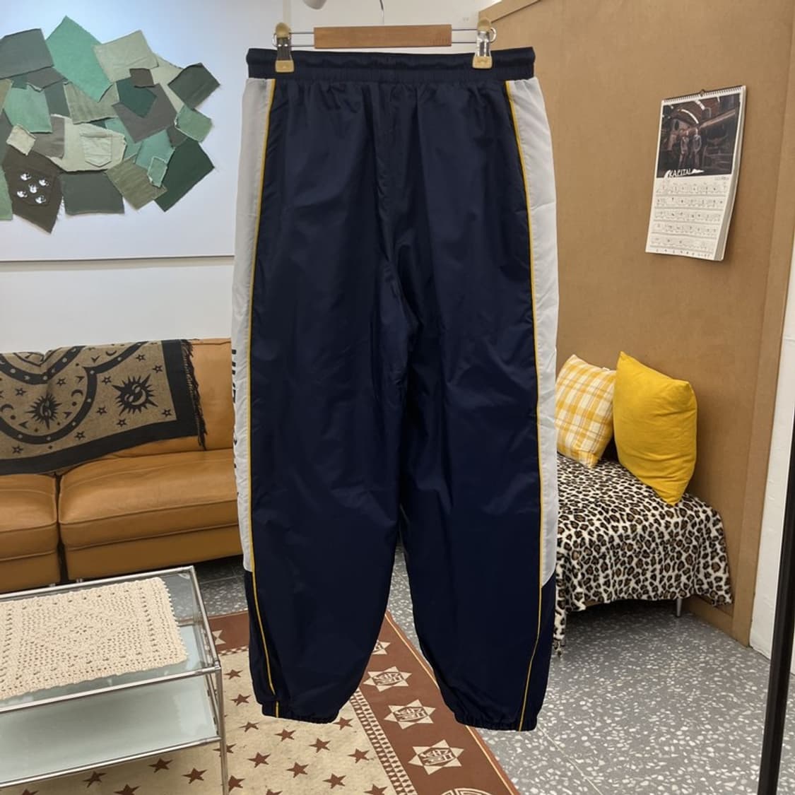 나이키 클럽 올드스쿨 스트릿 힙합 바람막이 트랙팬츠 M C09967 상품이미지4