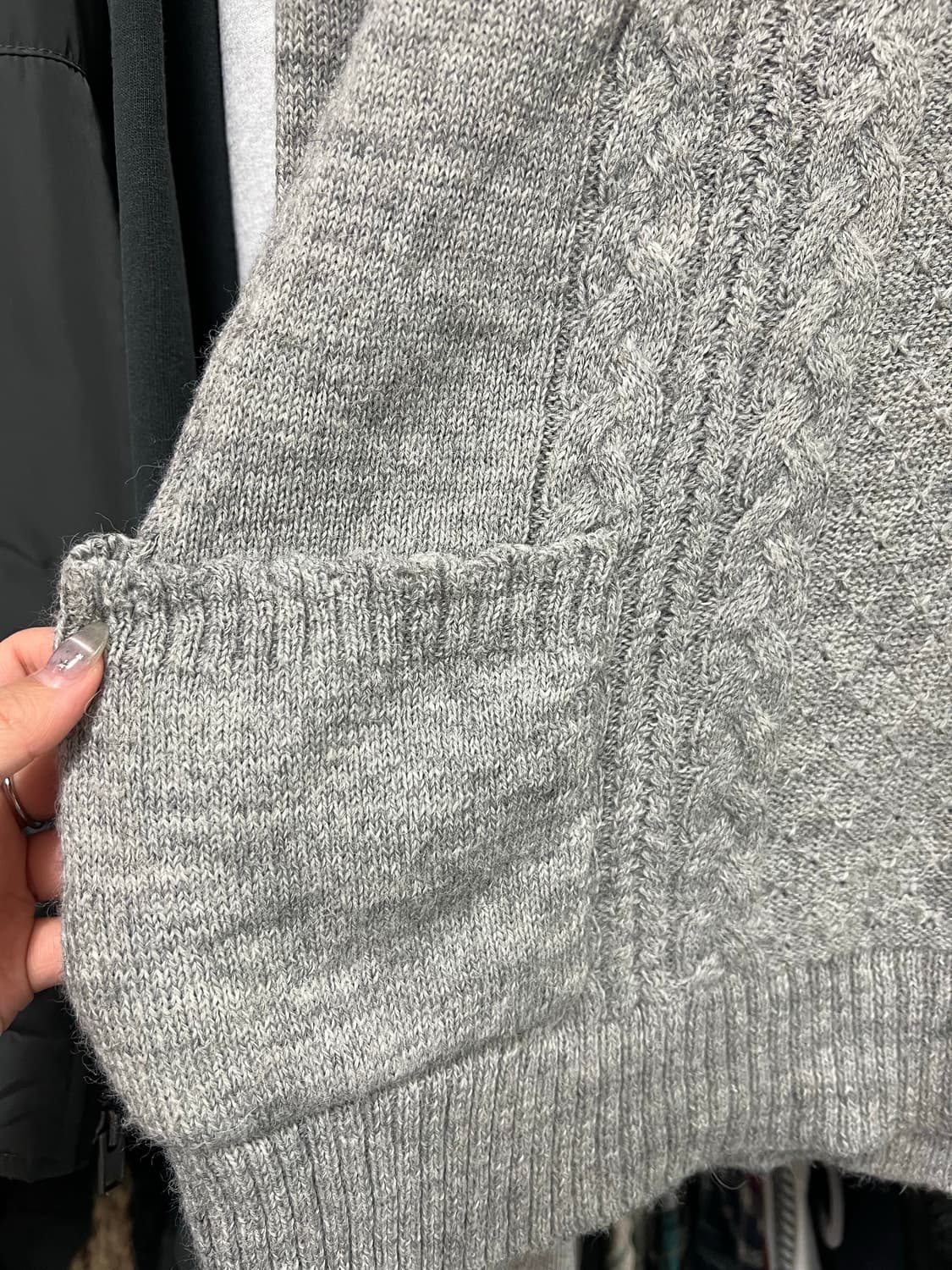 7부소매 모리걸 포켓 니트 상품이미지6