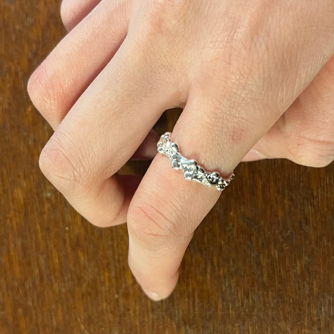 새상품 여성 신주 불규칙 반지  상품이미지5