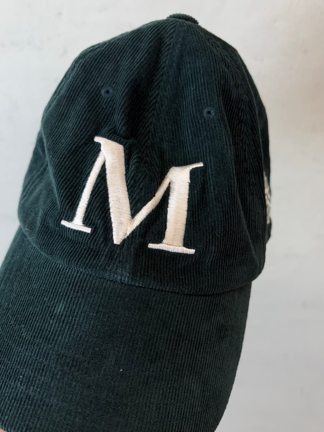 마르디메크르디 코듀로이 볼캡 그린 상품이미지2