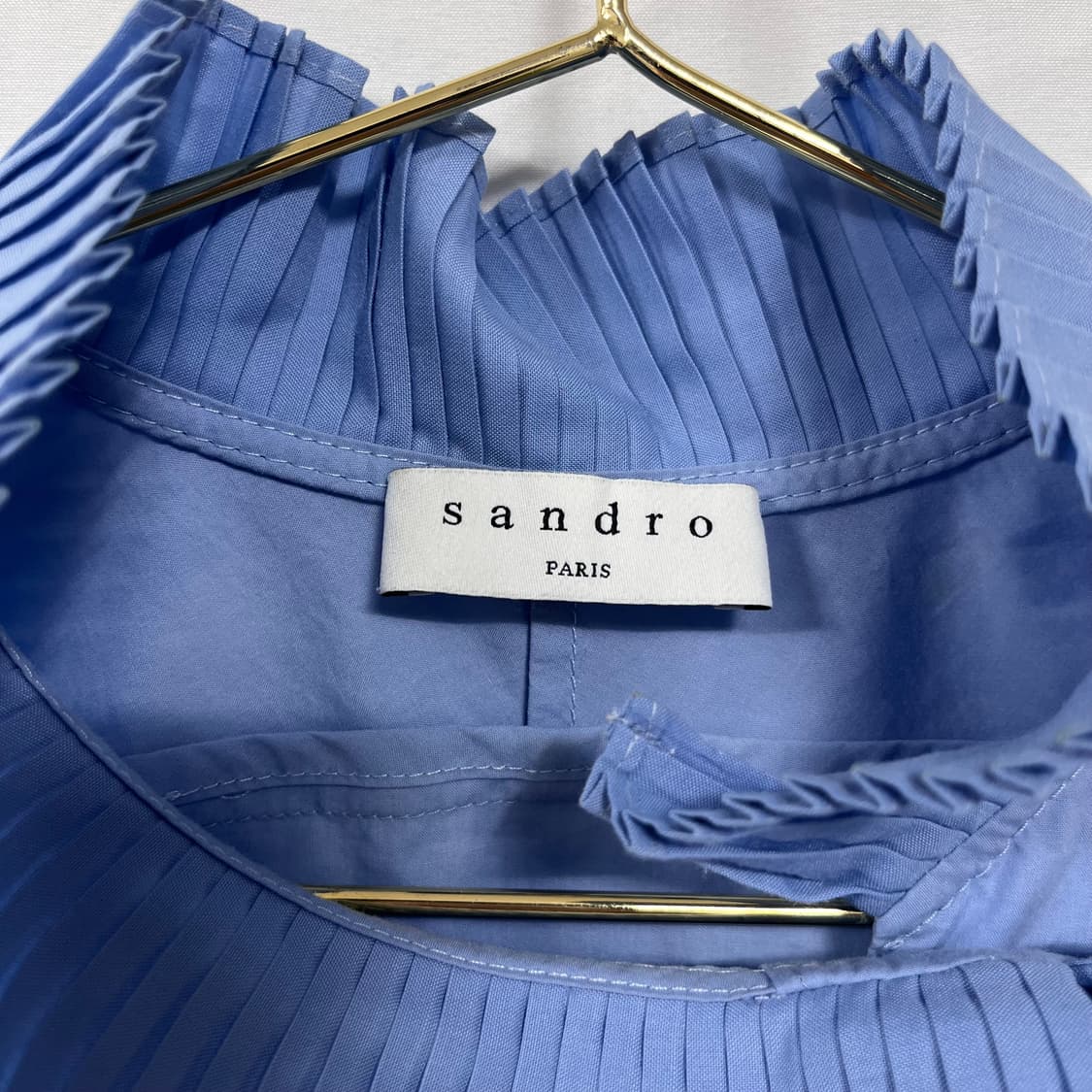 산드로(SANDRO) 러플넥 셔츠 블라우스 상품이미지6
