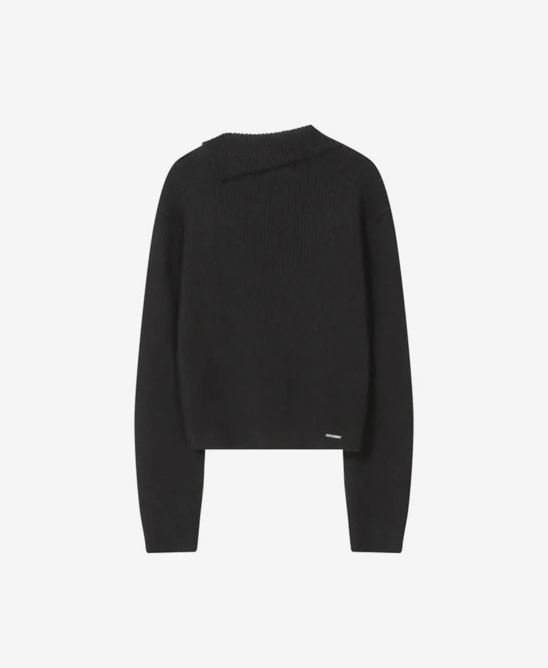 Side button knit BLACK 상품이미지3