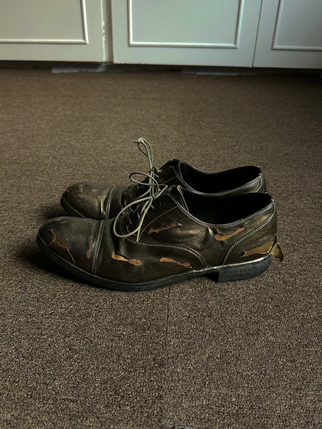 Mihara Yasuhiro 대미지 더티 드레스 슈즈 상품이미지4