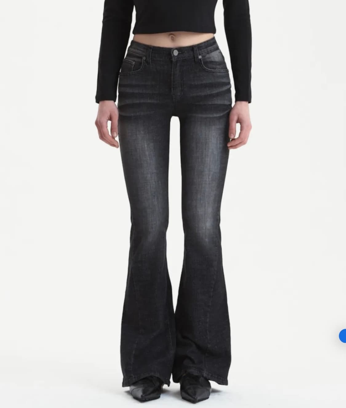 시너진 캣워싱 데님 팬츠 블랙 L 상품이미지1