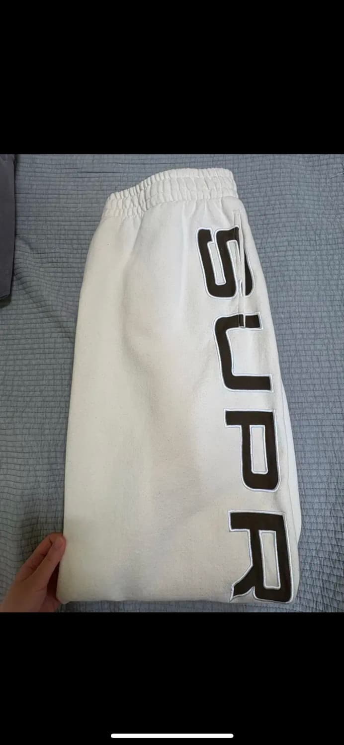 슈프림 패널 스웨트 팬츠 내추럴 - 25SS 상품이미지5