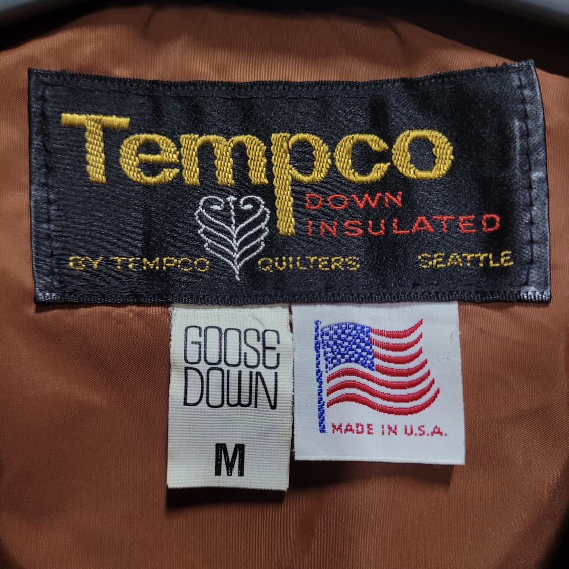 Tempco USA  70s 빈티지 구스 다운 베스트 상품이미지4
