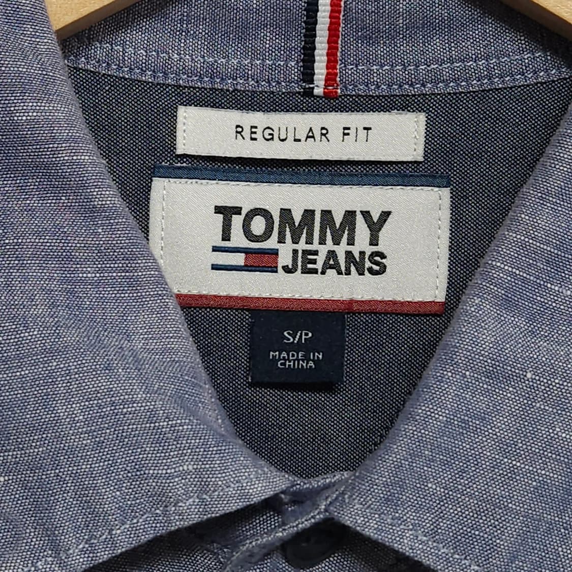 95)Tommy 타미 린넨코튼 반팔 셔츠 상품이미지3