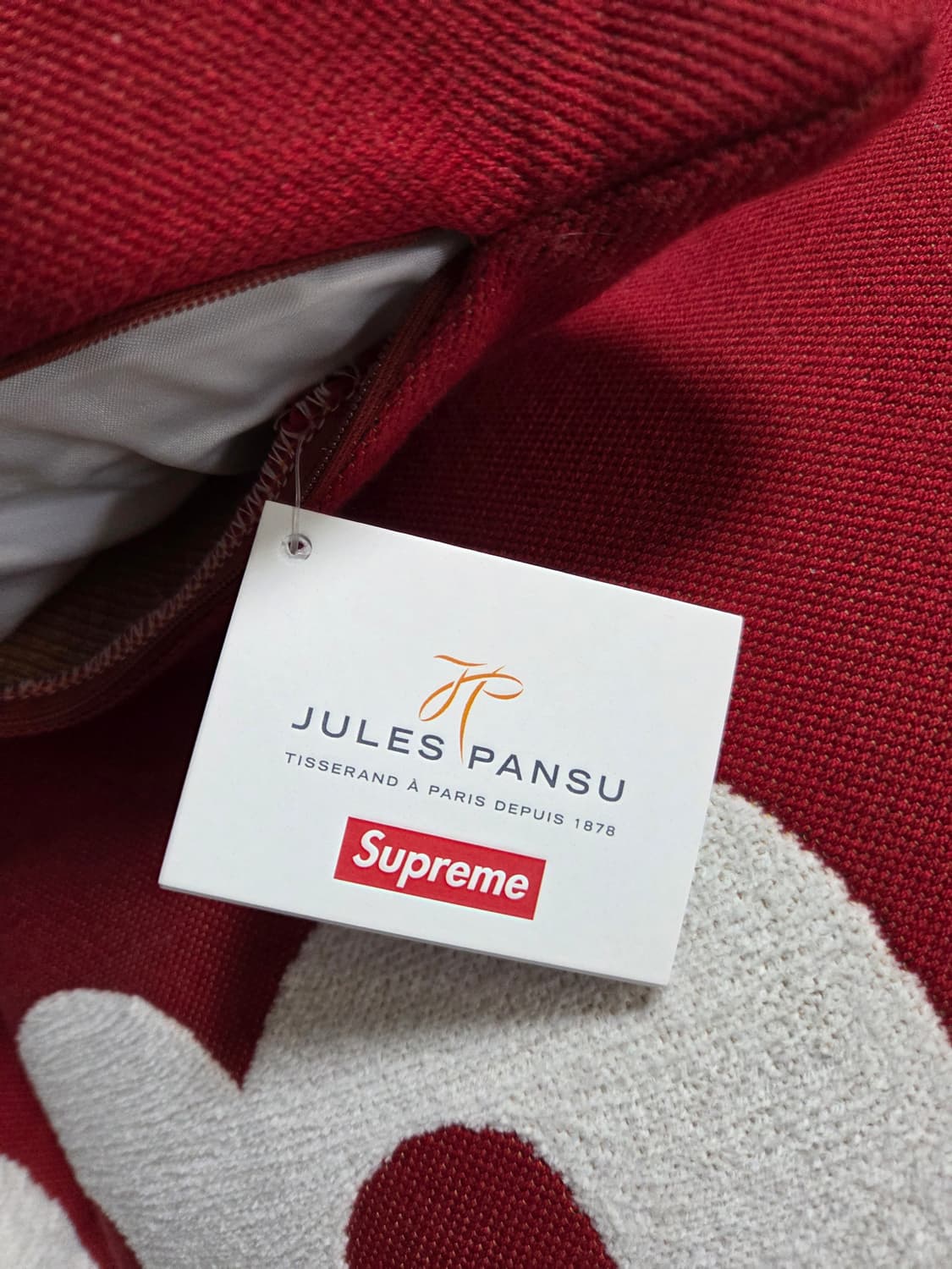 슈프림 쿠션 레드 (슈프림x줄팡스 필로우) 상품이미지3