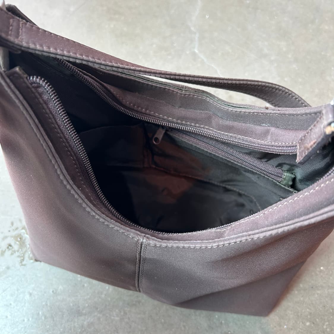 빈티지 딥브라운 숄더백 상품이미지4