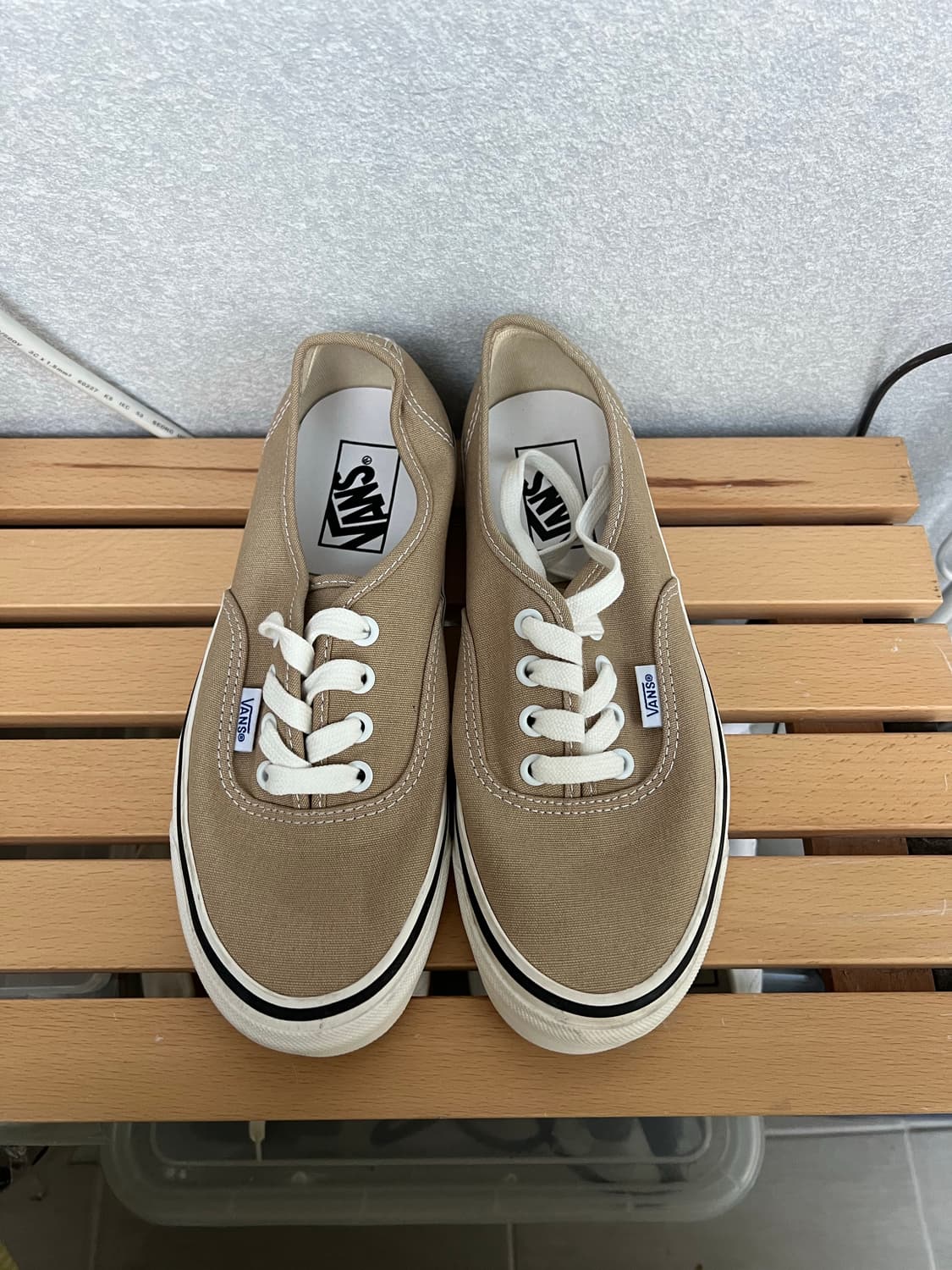 반스 스타일 44 어센틱 베이지 (235mm) 상품이미지1