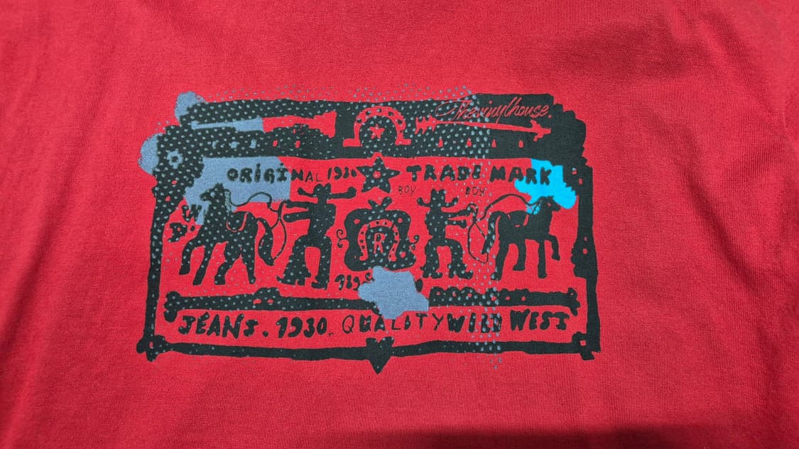 COWBOY PICTOGRAM RINGER TEE_[RED] 상품이미지4
