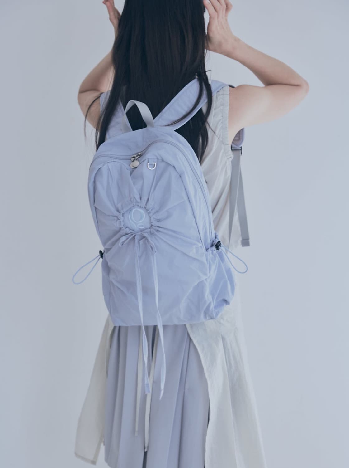 Poie 포이에 스트링백팩 블루그레이 상품이미지2