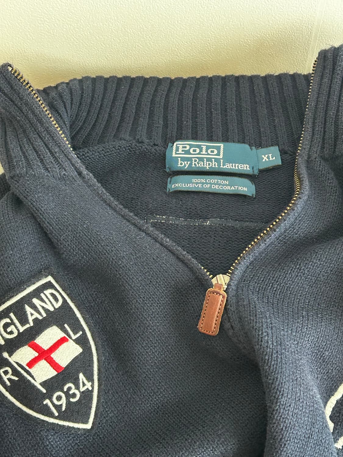 폴로 빅포니 잉글랜트 투웨이 니트집업 치프키프 상품이미지4