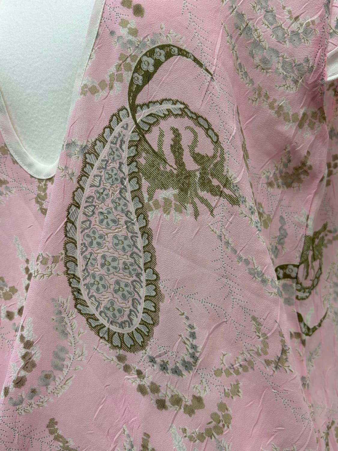 빈티지 핑크 슬리브리스 상품이미지3