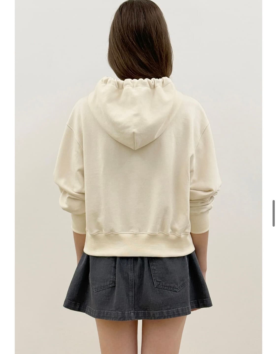 시눈 후드집업 아이보리  상품이미지4