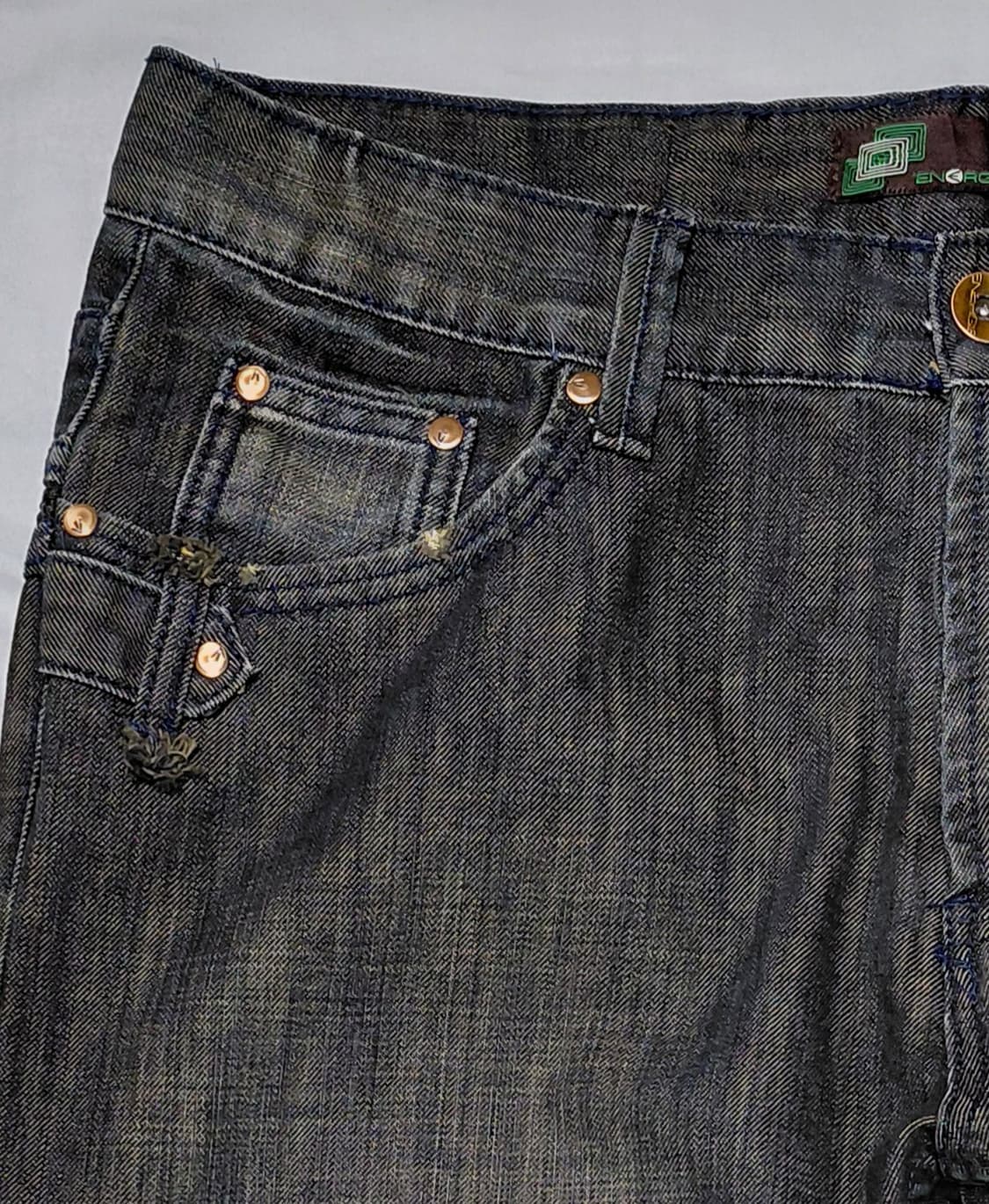 [34] ENERGIE(에너지) Y2K 테크니컬 지퍼 데님 팬츠 상품이미지3