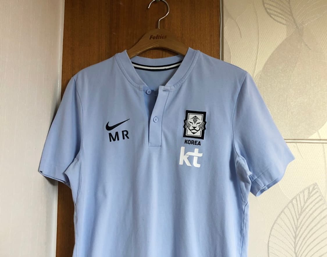 나이키 20-22 대한민국축구국대 코치지급/실착 폴로티셔츠 L(100) 상품이미지3