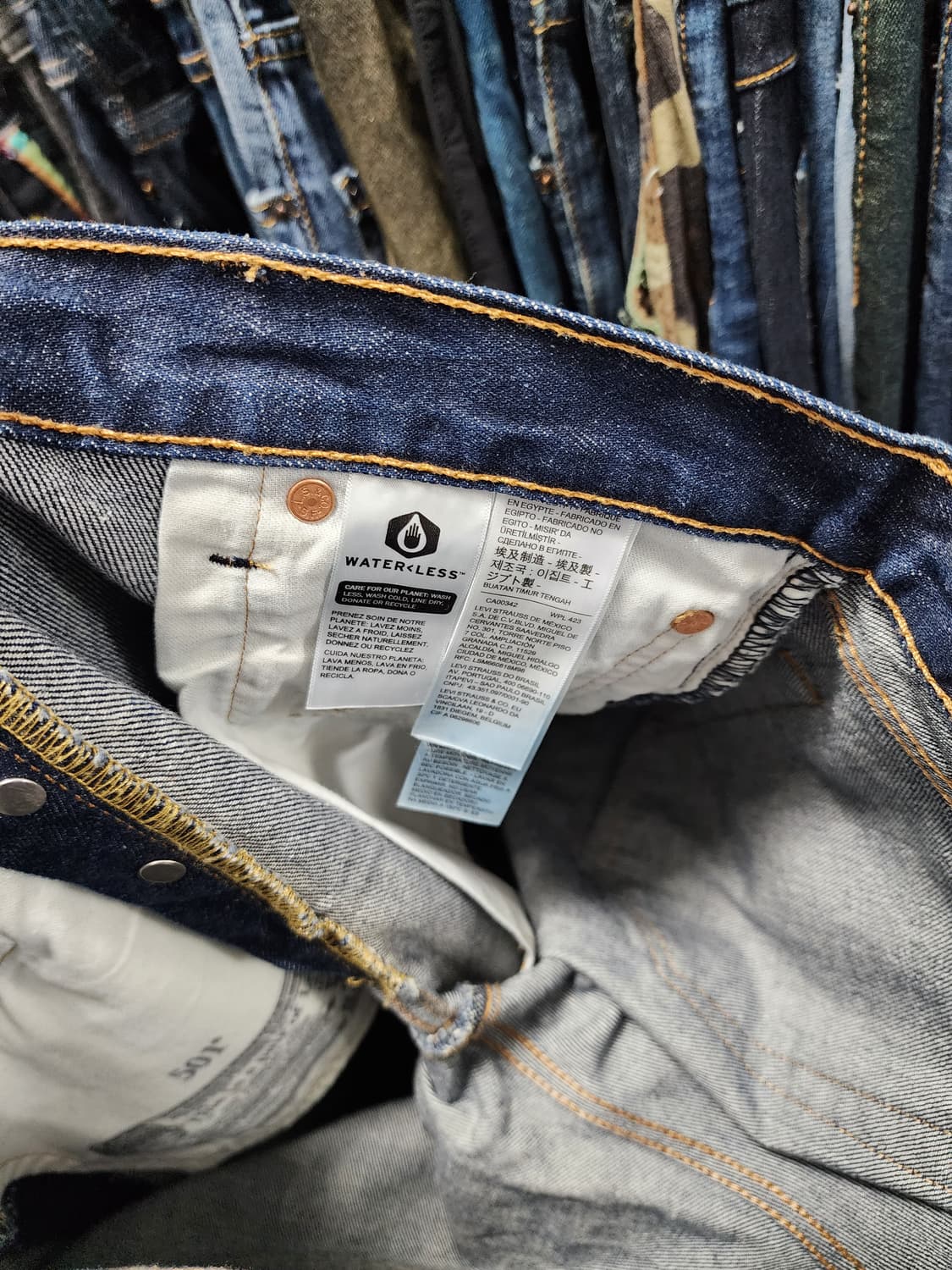 리바이스 501 진청 청바지 상품이미지6