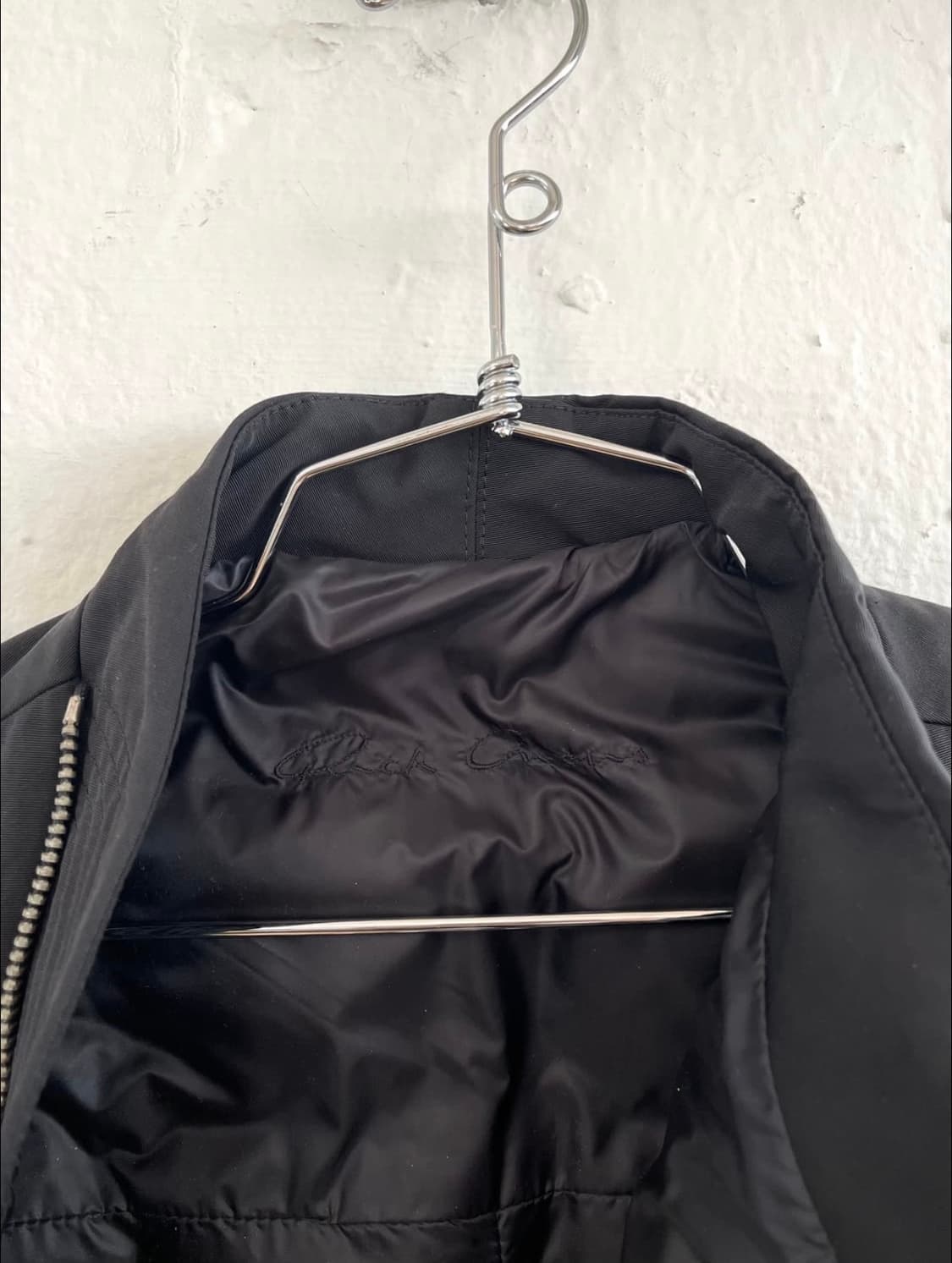 릭오웬스 13FW 드레이프 하이넥 자켓 상품이미지4