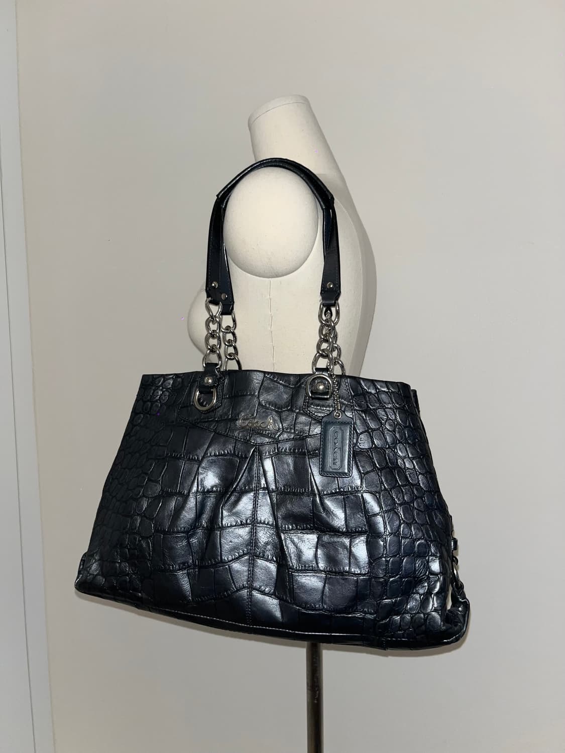 🎉SALE🎉 COACH Crocodile shoulder bag 상품이미지2