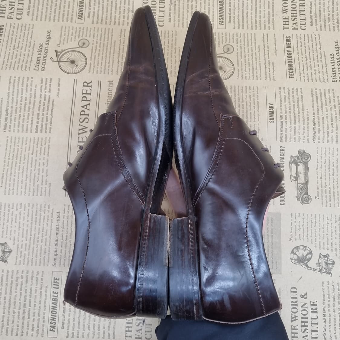 정품 발렌시아가 남성정장구두270 상품이미지5