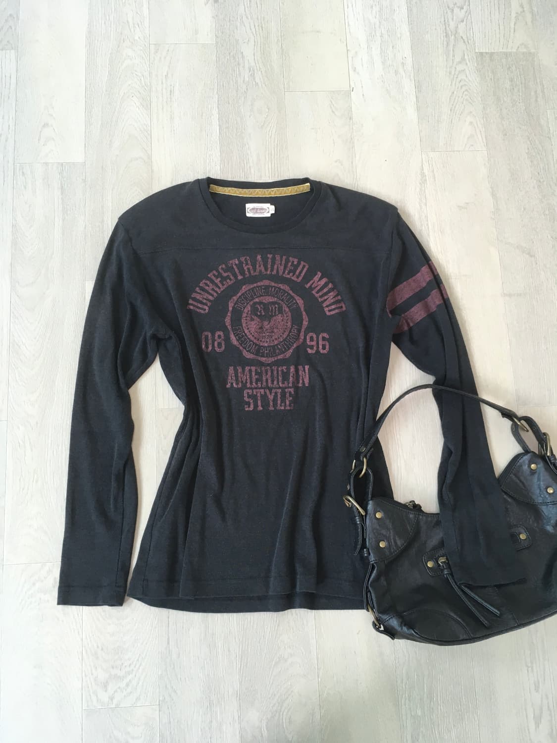 jpn vintage black washing printing long  상품이미지1