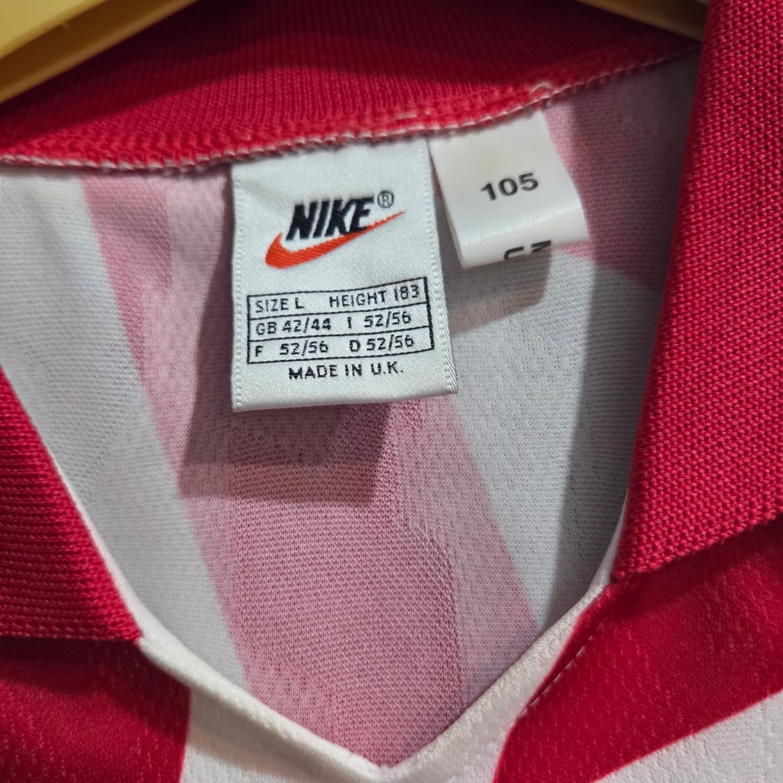 00's 나이키 빈티지 템플릿 사커 반팔 상품이미지3