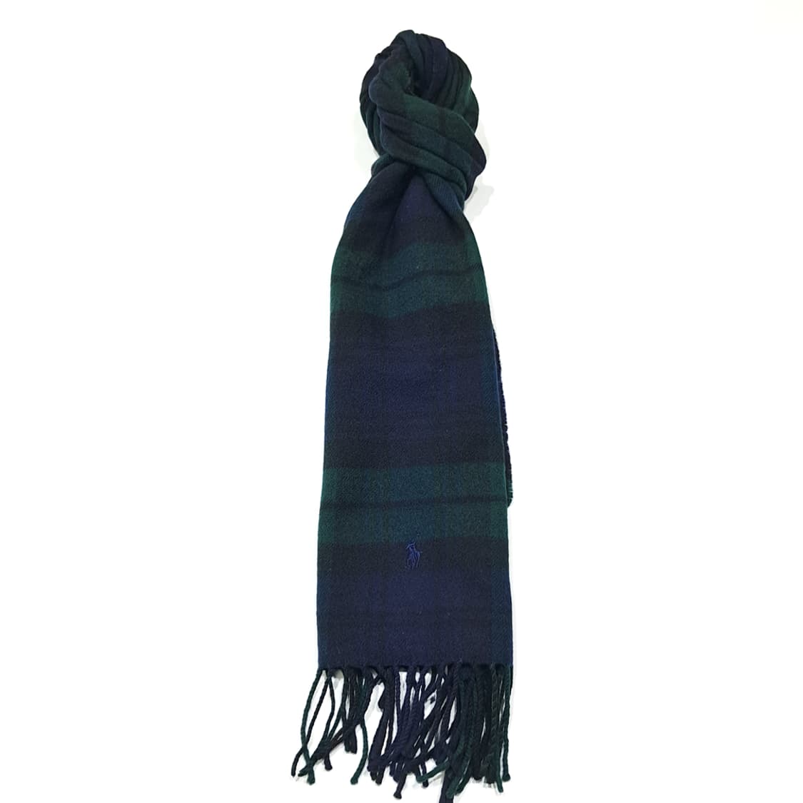 MX464 폴로 스코틀랜드판 램스울 블랙와치타탄 머플러 목도리 상품이미지5