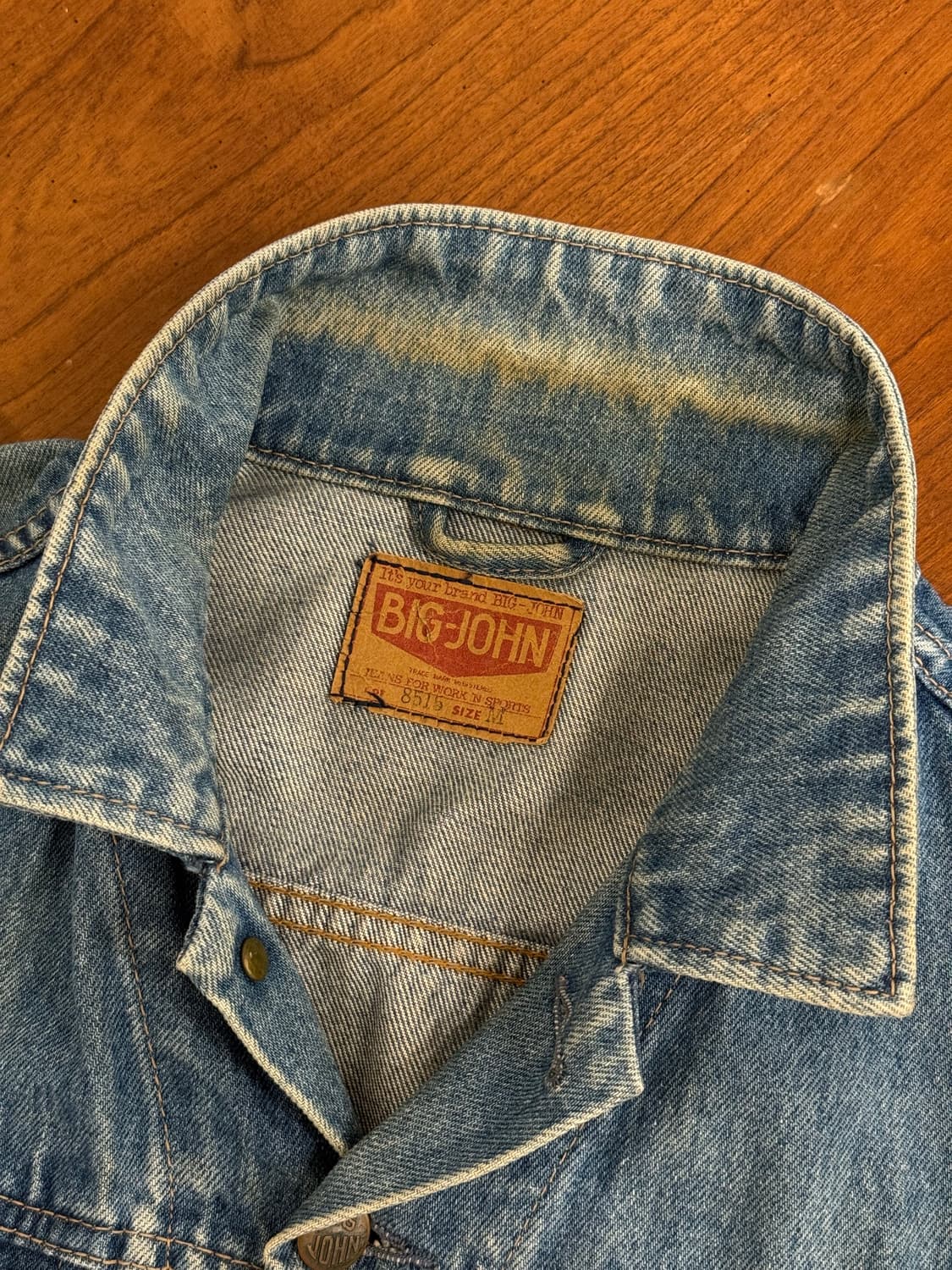 M) BIG JOHN Denim Trucker Jacket 상품이미지8