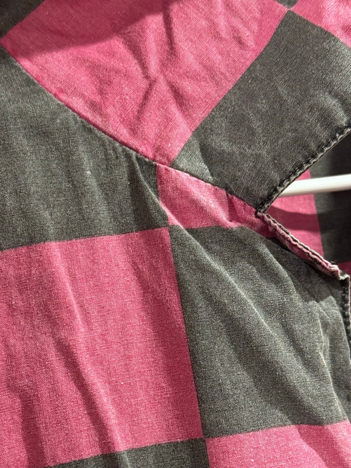 데우스엑스마키나 체커보드 반팔 셔츠 상품이미지3