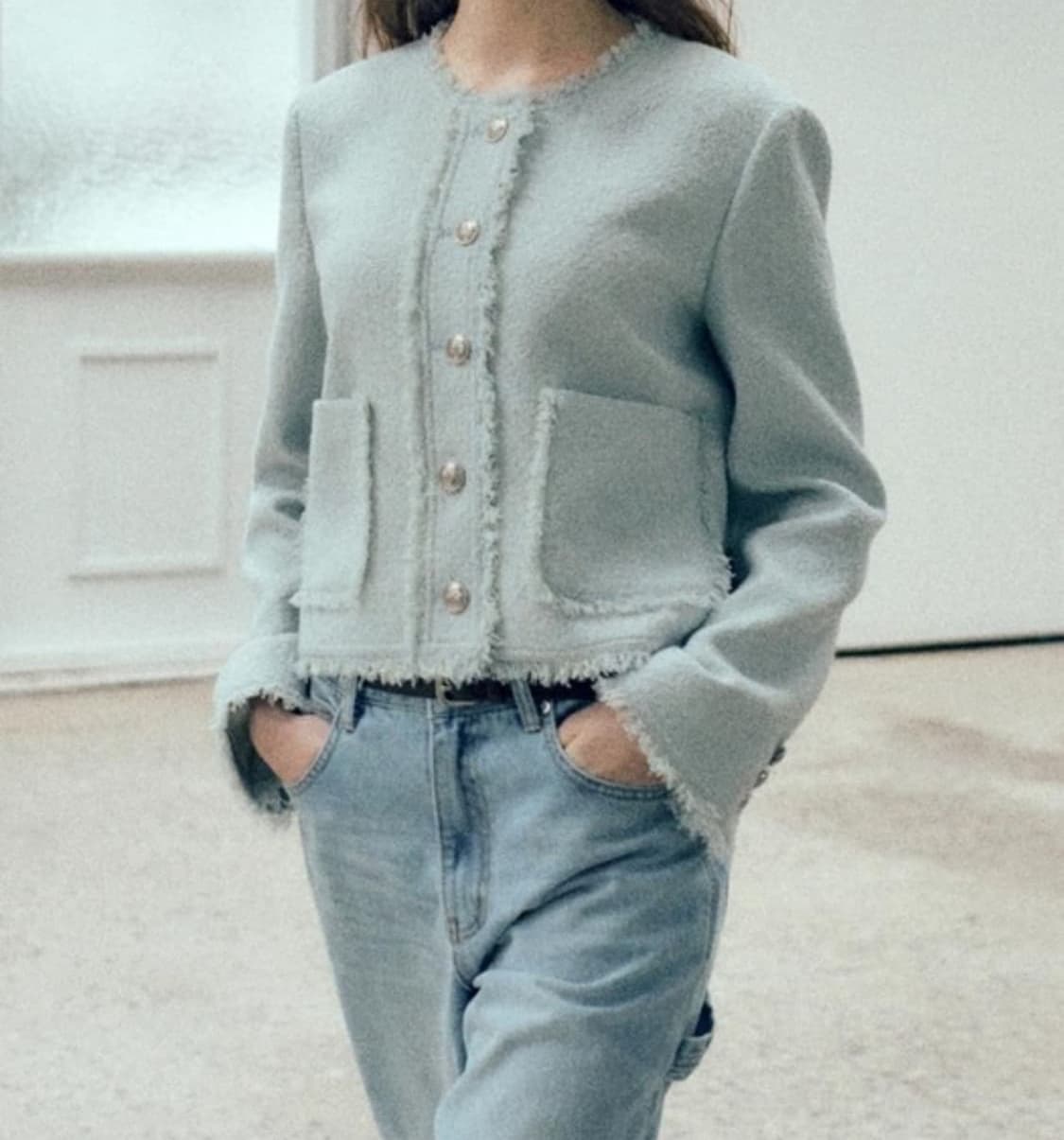 루에브르 트위드 자켓  상품이미지3