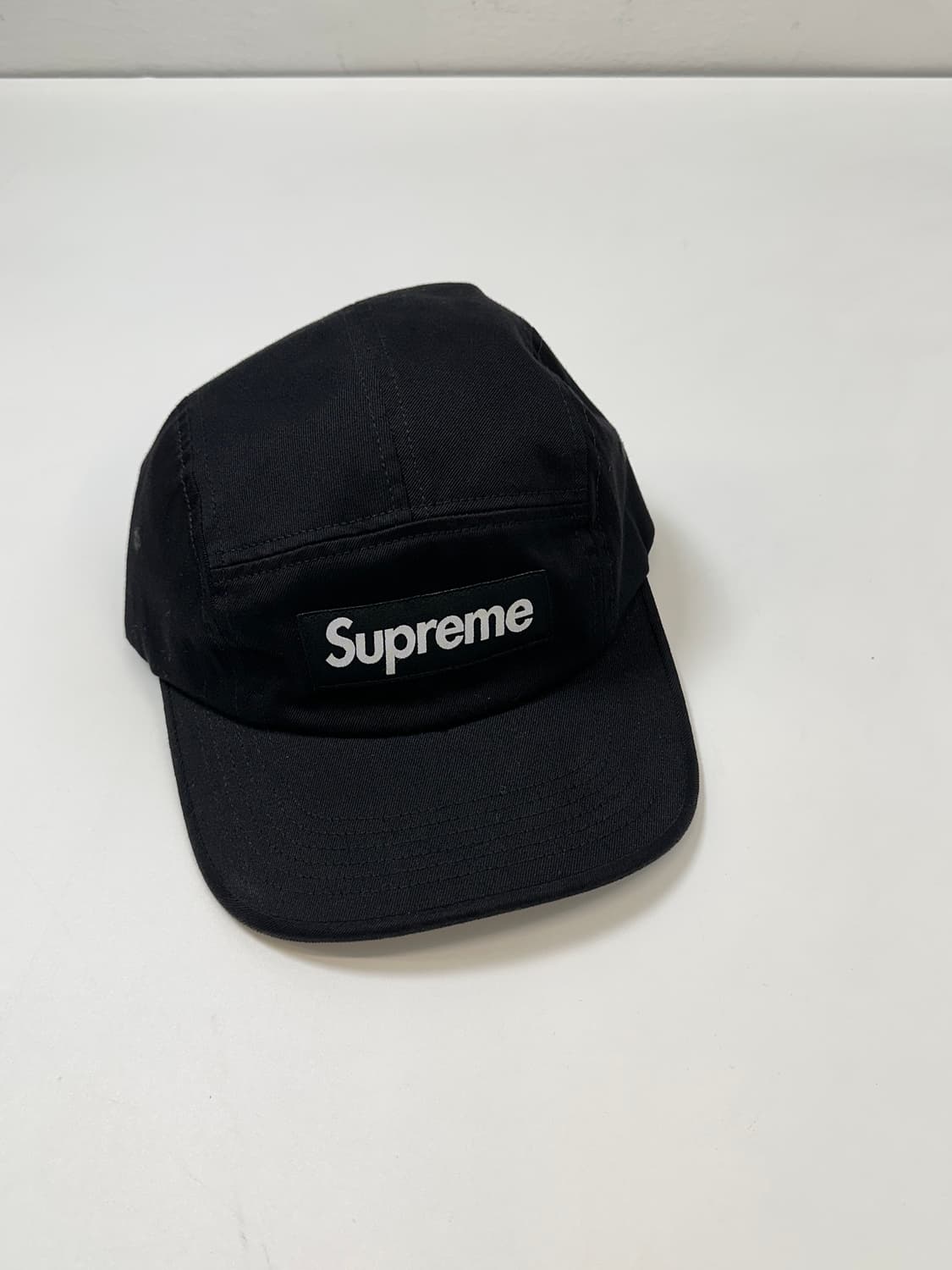 슈프림 워시드 치노 트윌캡 블랙 상품이미지1