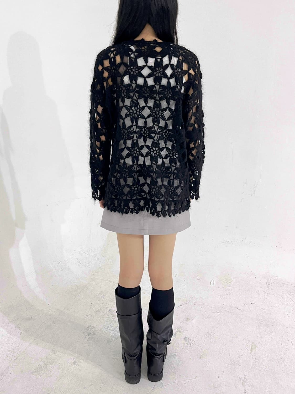 Ketty Hairy croche cardigan 상품이미지3