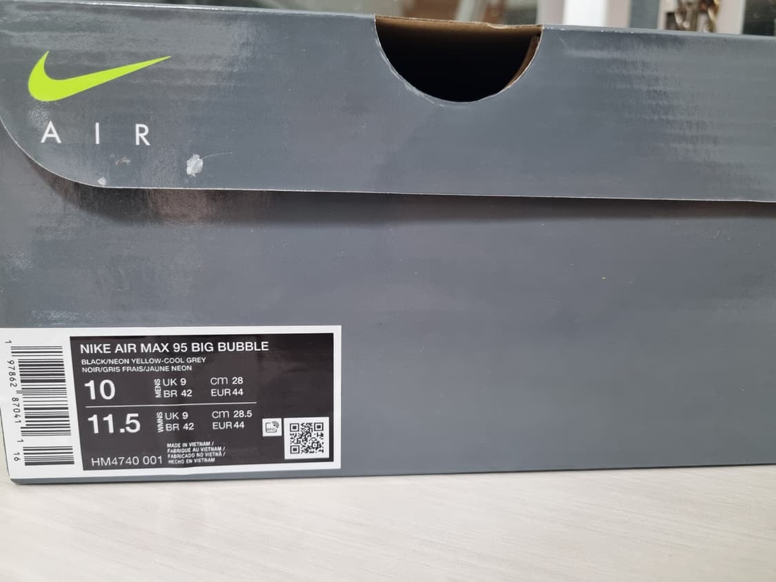 나이키 에어맥스 95 OG 네온 280 새상품 (박스포함) 상품이미지4
