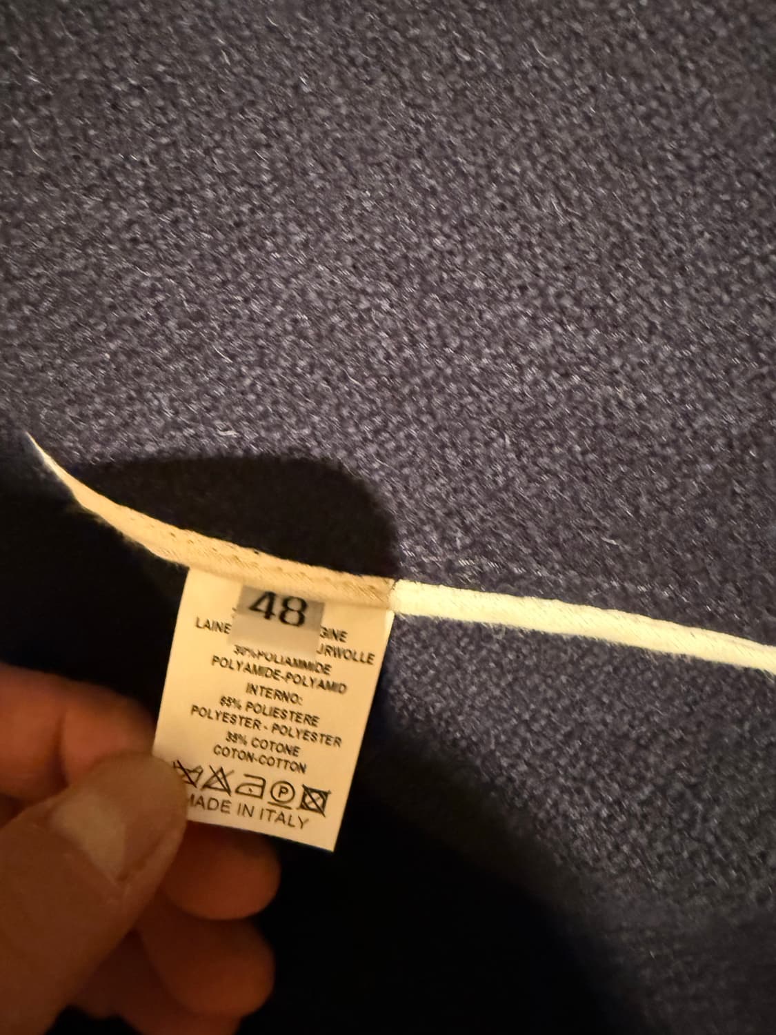 포르텔라 fortela 네이비 자켓 48사이즈 상품이미지6