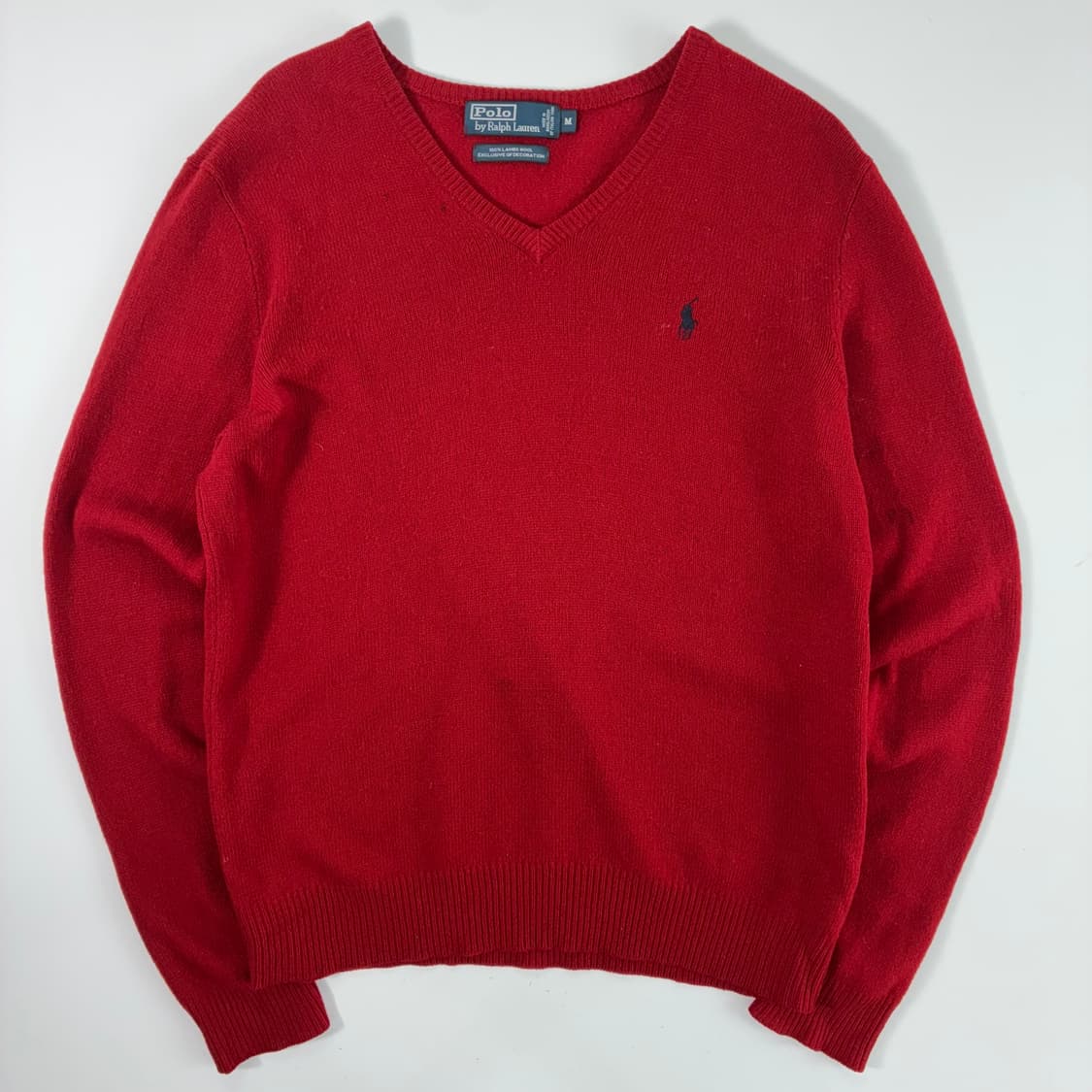 Polo 폴로 랄프로렌 딥레드 램스울 니트 상품이미지1