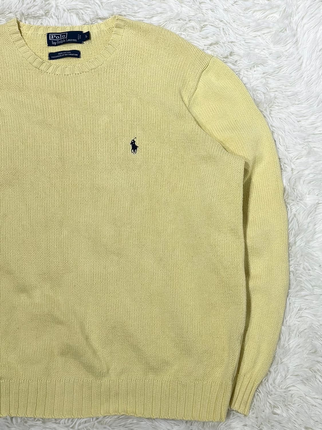 폴로랄프로렌 네이비포니 레몬 니트 상품이미지5