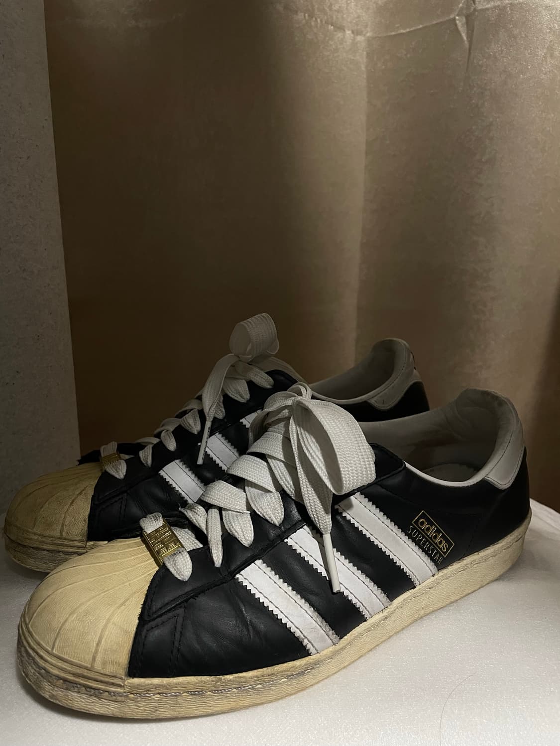 아디다스 x 배이프 슈퍼스타 80s 코어 블랙 오프 화이트 상품이미지2